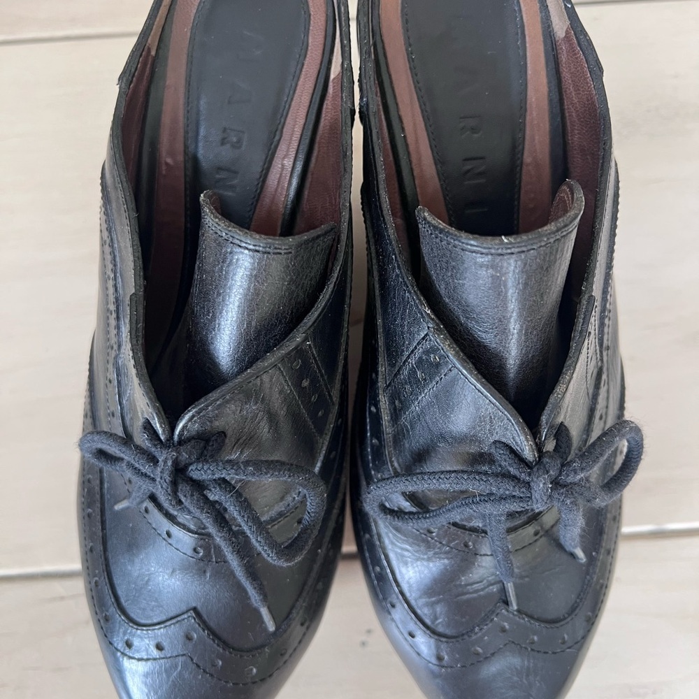 Marni Wing Tip Clogs - Picture 2 of 6